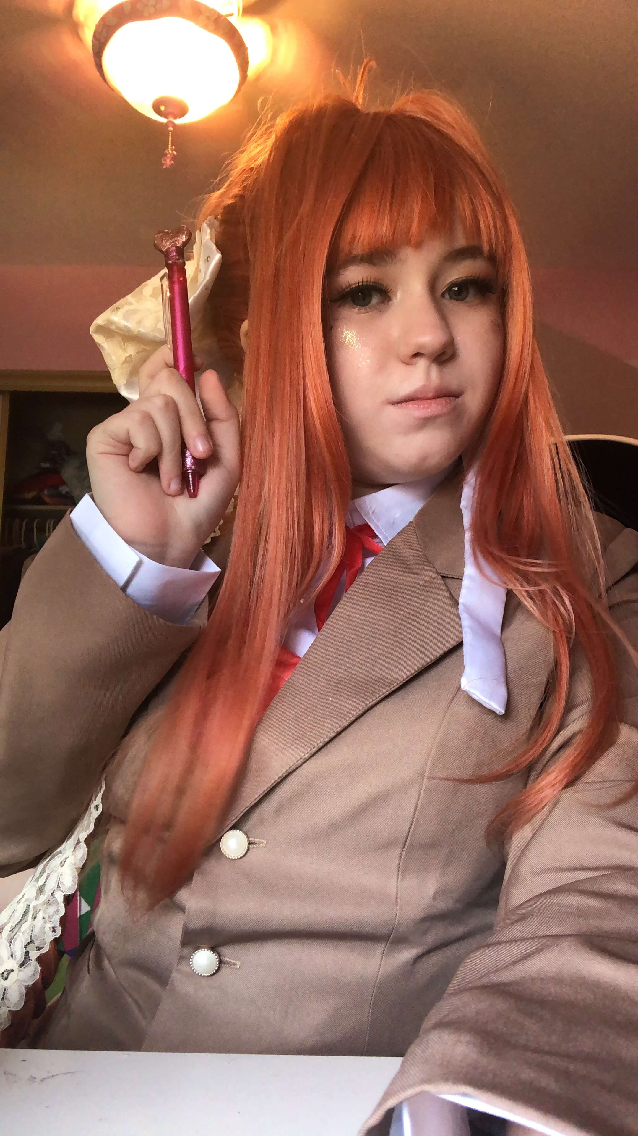 Game Doki Doki Literature Club Ddlc Monika Cosplay Costumes For Sale L Email Wig ® Official Site